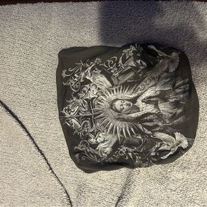 ROMWE Black and White Graphic Print Bag